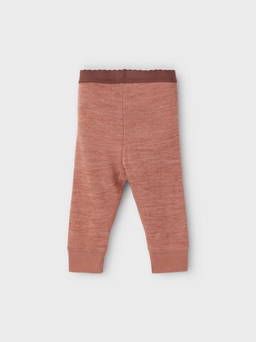 NAME IT Slim fit Leggings 'Wuppo' in Brown