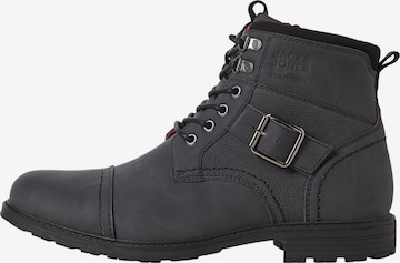 JACK & JONES Buty sznurowane 'CHICHESTER' w kolorze szary: przód