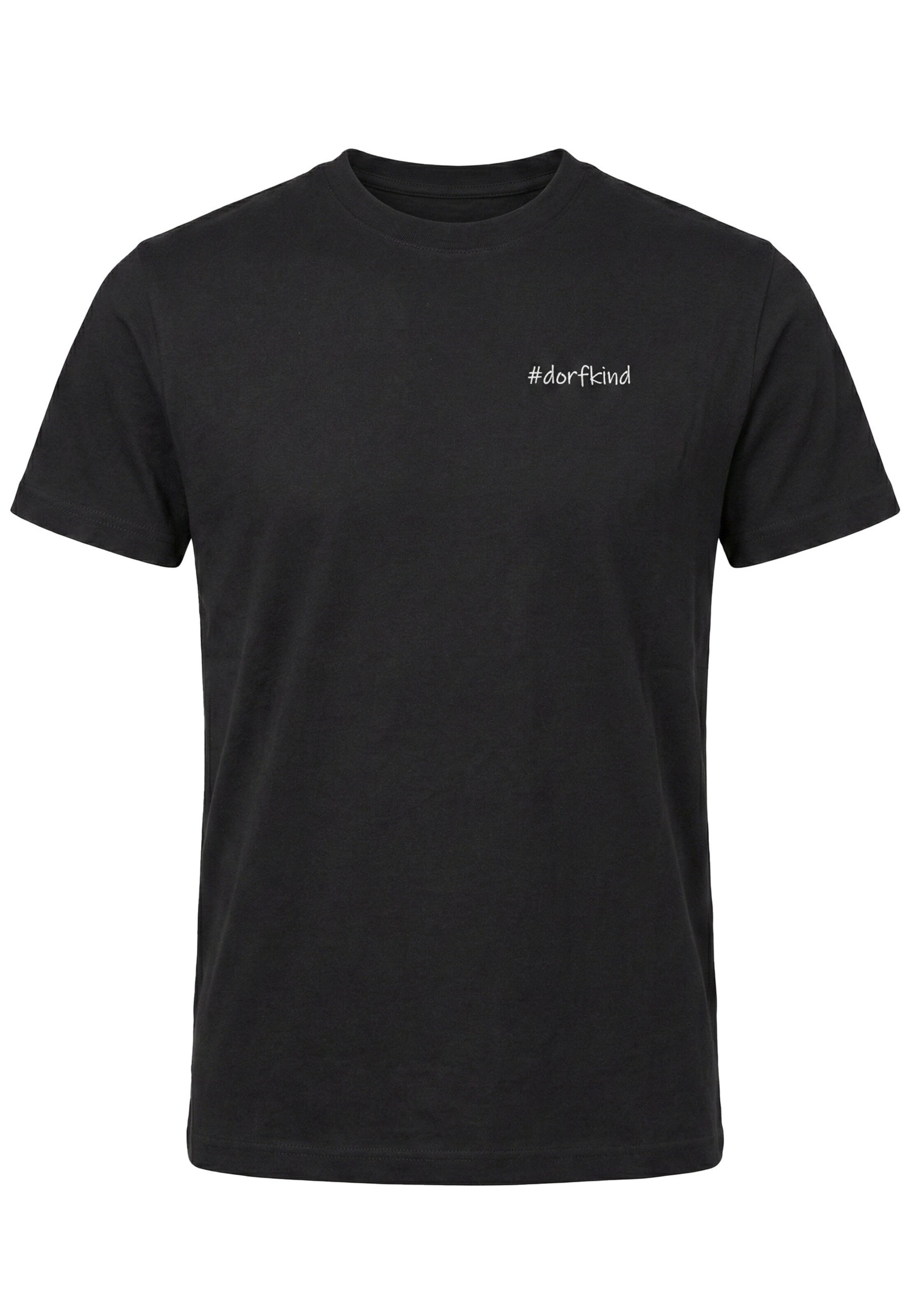Kleinigkeit - Camiseta '#Dorfkind' en negro: frente