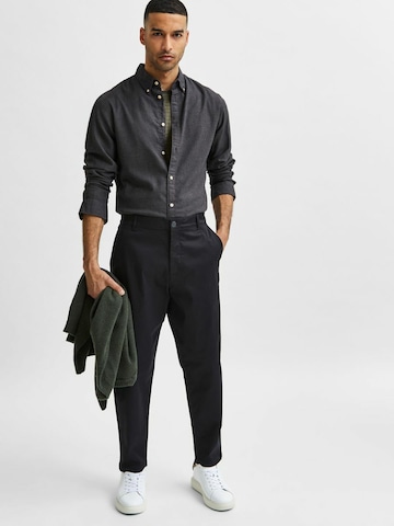 SELECTED HOMME Slim fit Chino Pants 'Repton' in Black