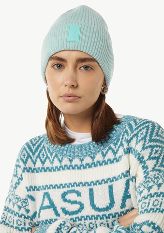 Bonnet comma casual identity en bleu : devant