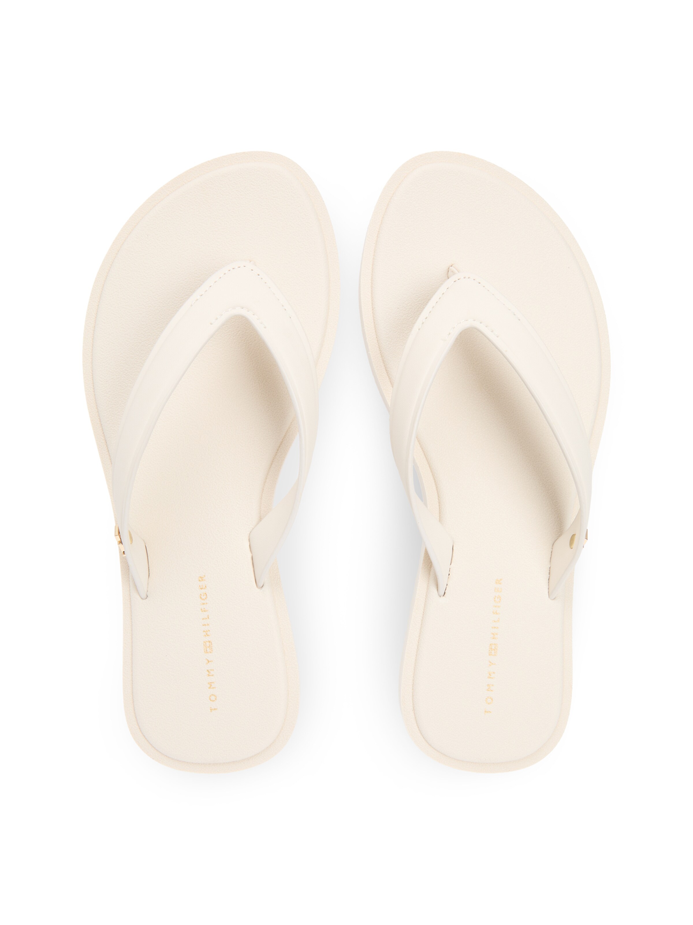 TOMMY HILFIGER Ujjelválasztó-pántos szandál - bézs