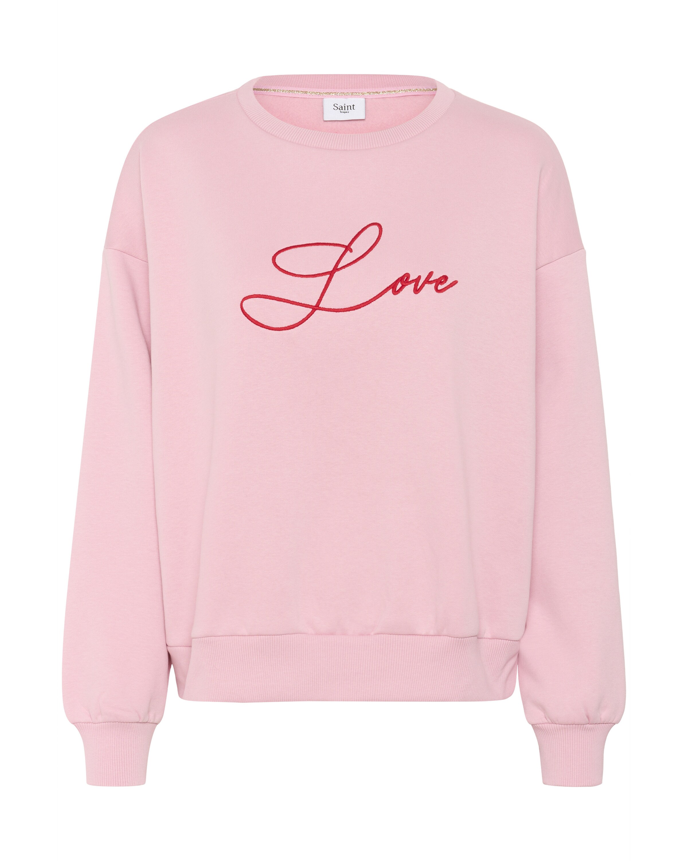 SAINT TROPEZ Sweatshirt 'ZlovinaSZ' in Pink: Vorderseite