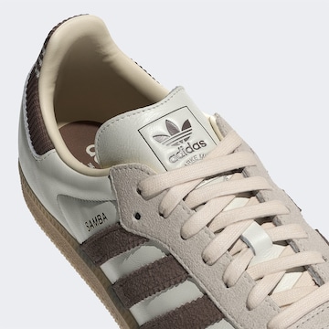 Baskets basses 'SAMBA' ADIDAS ORIGINALS en blanc