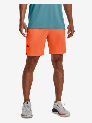 UNDER ARMOUR - Regular Calças de desporto 'Vanish' em laranja: frente