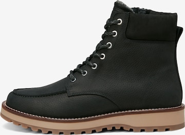 Marc O'Polo Schnürboots in Schwarz: Vorderseite