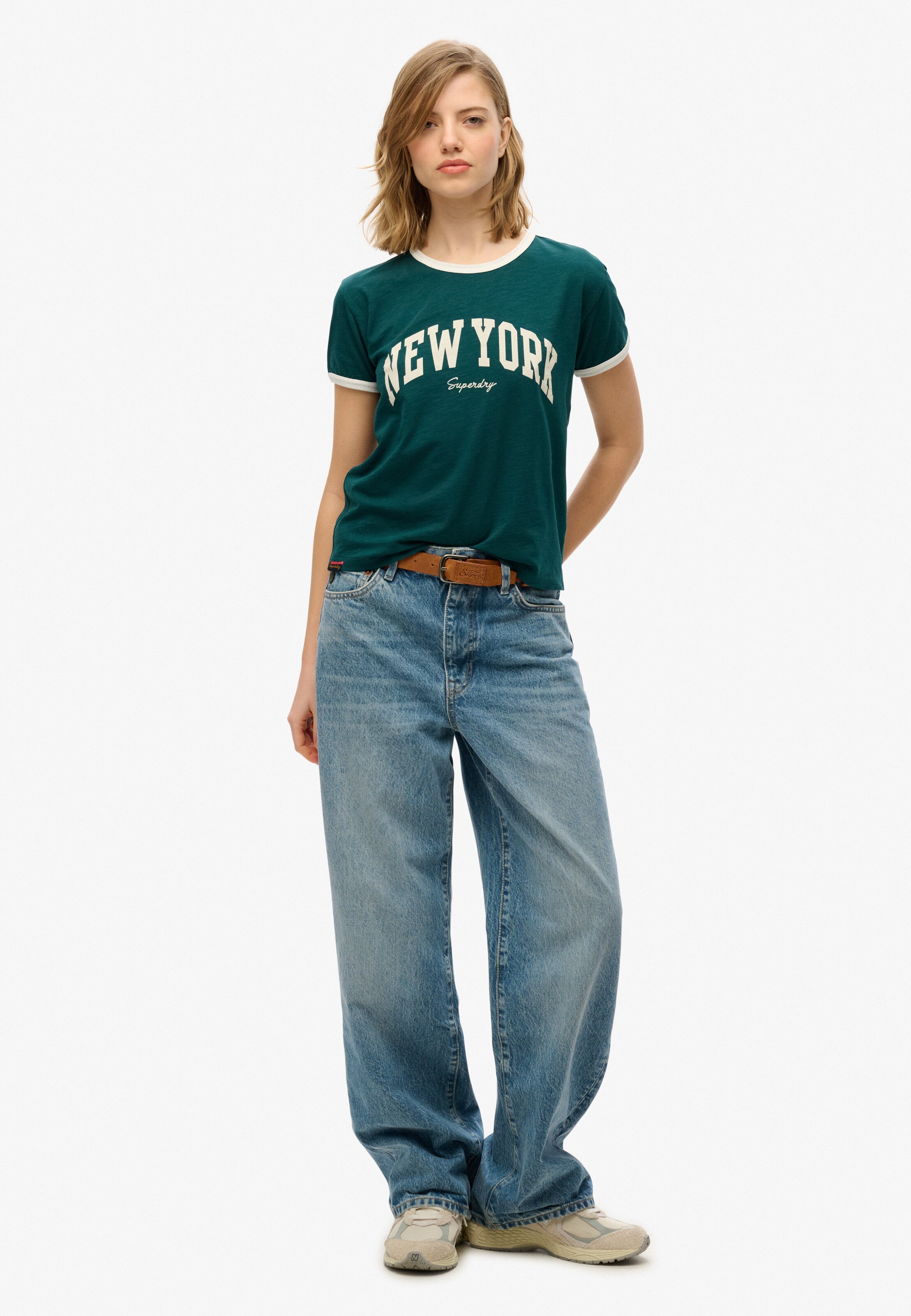 Superdry & Co Shirt 'Athletic Essentials' in Green