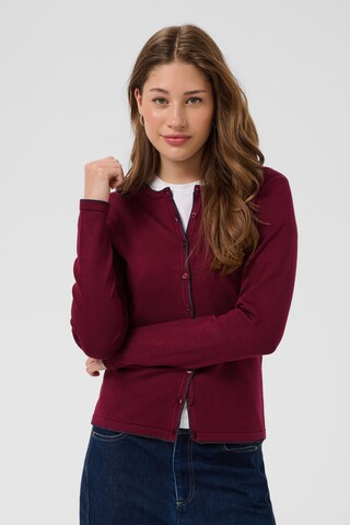 Cardigan SAINT TROPEZ en rouge : devant