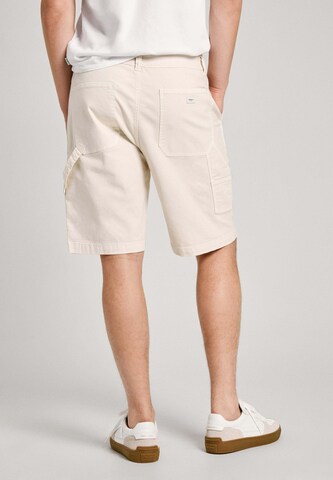 Pepe Jeans Regular Trousers in White