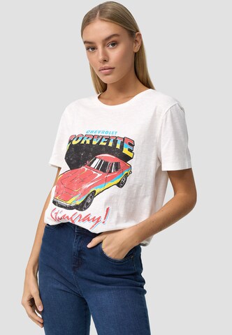 Recovered Shirt 'Corvette Stingray' in Wit