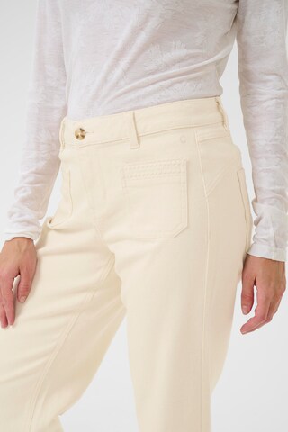 Cream Wide leg Jeans 'CRNatalia' in Beige