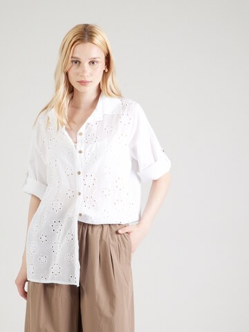 ZABAIONE Blouse 'Si44na' in Wit: voorkant