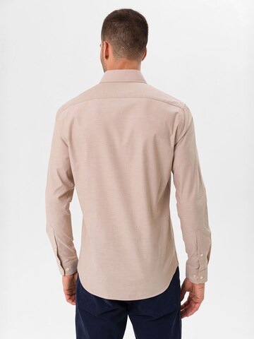 By Diess Collection - Ajuste regular Camisa de negocios 'Oxford' en beige