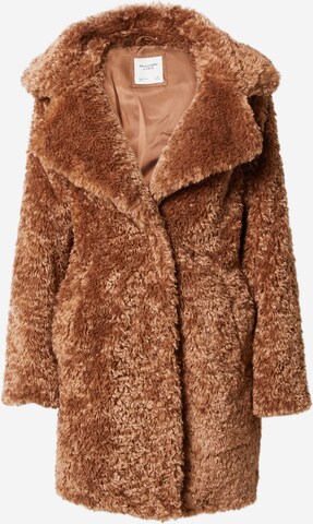 Abercrombie & Fitch Płaszcz przejściowy w kolorze brązowy: przód