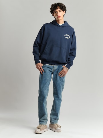 Mansour Pullover 'Paris College Hoodie' in Blau