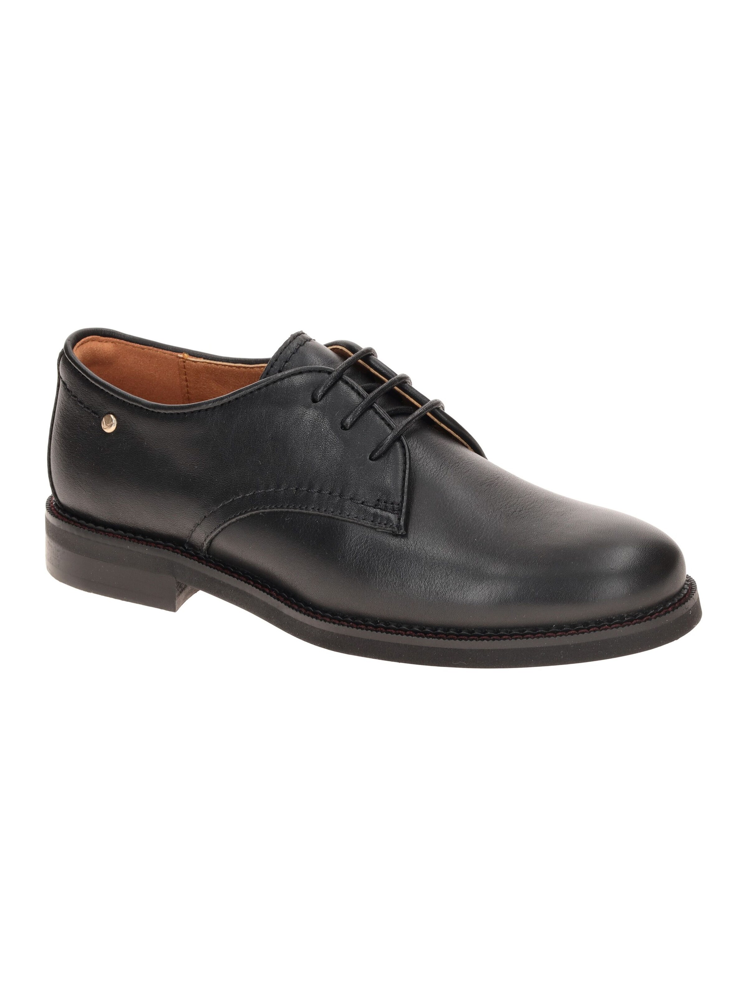 PIKOLINOS Lace-Up Shoes 'Deva W2L-4548' in Black: front