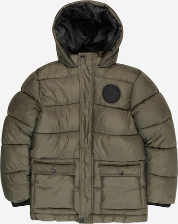 MINOTI Winter Jacket in Green: front