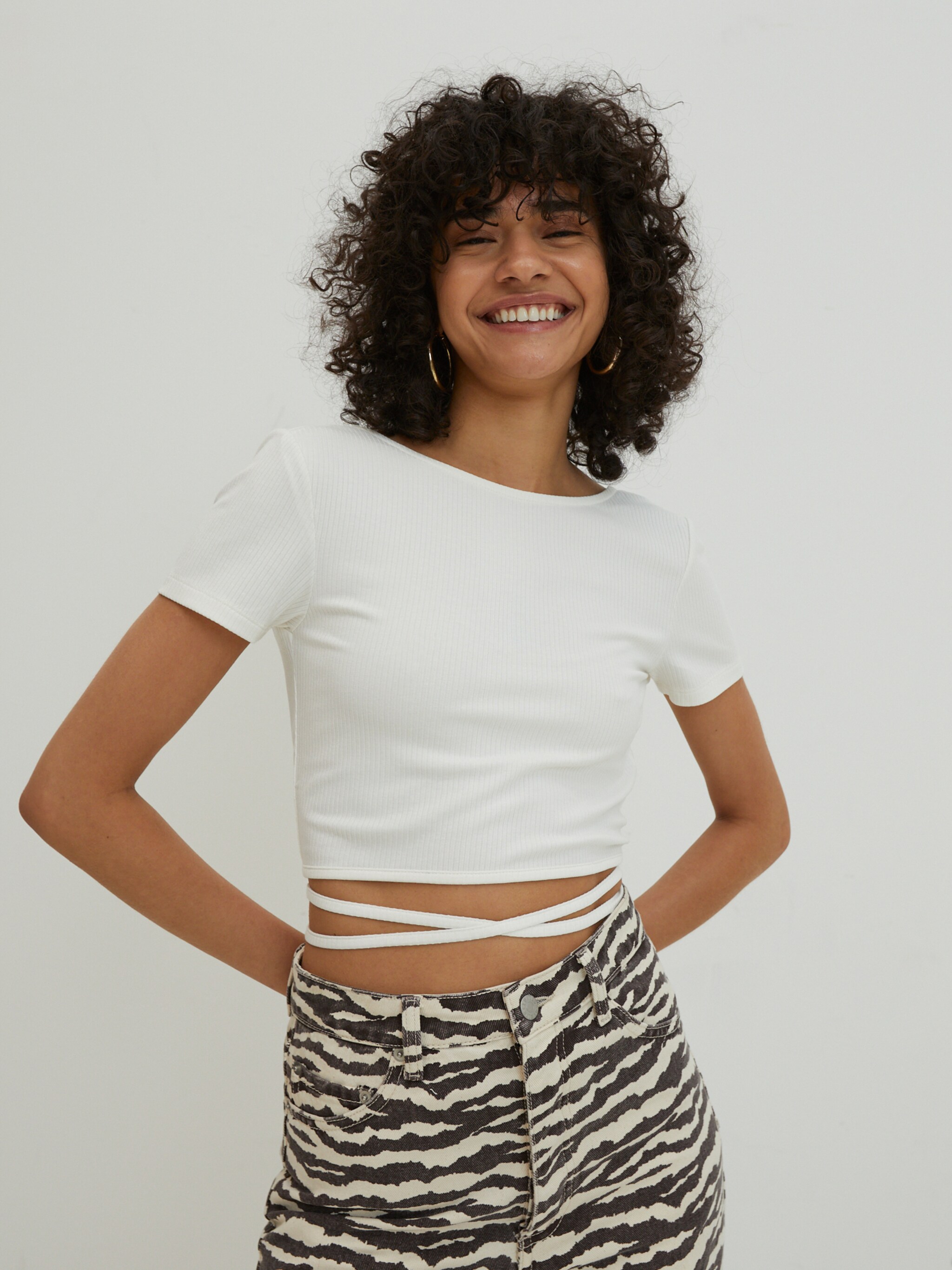 EDITED Produits T-shirt 'River' blanc