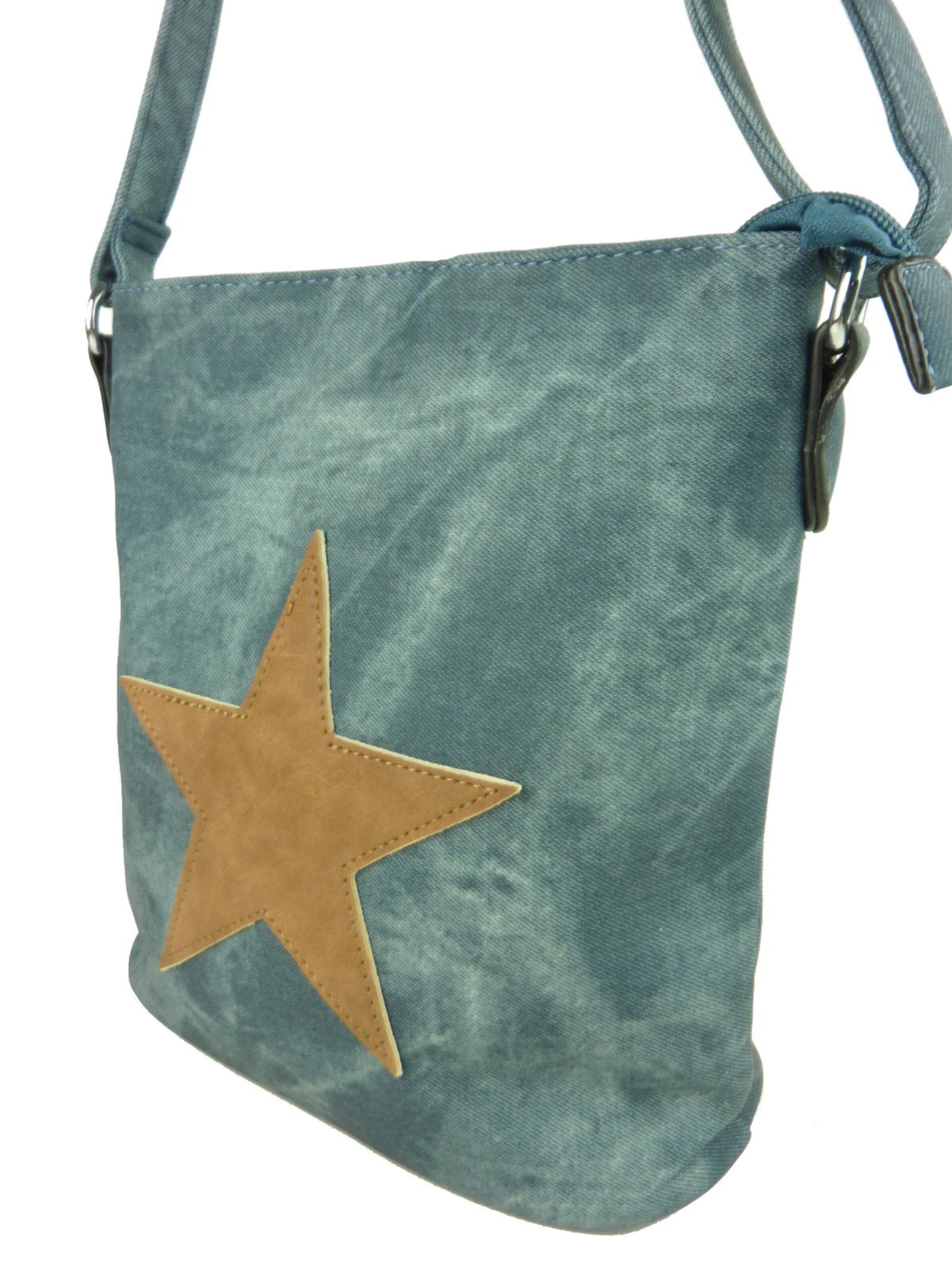 Kumixi Schoudertas 'Stern' in Blauw