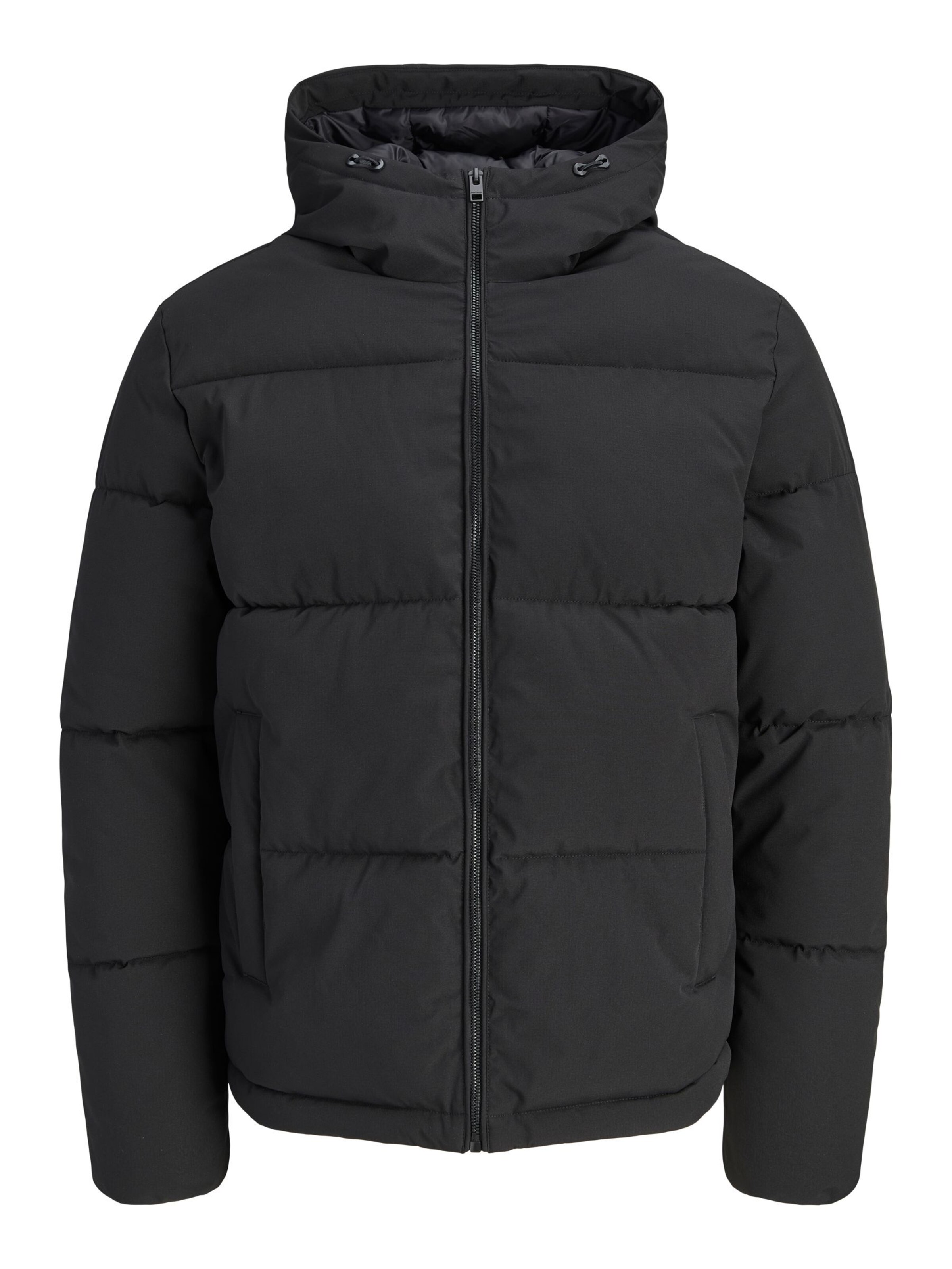 juoda JACK & JONES Žieminė striukė 'JJGALAXY': priekis