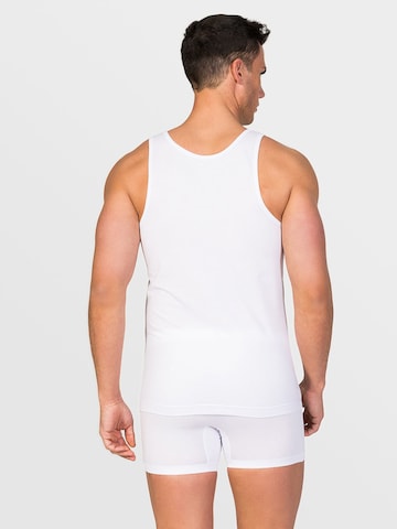 zd ZERO DEFECTS Unterhemd 'Tank top Egyptian cotton' in Weiß