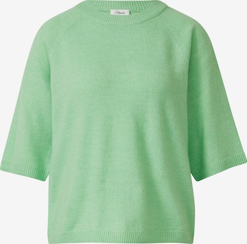 Pull-over s.Oliver en vert : devant