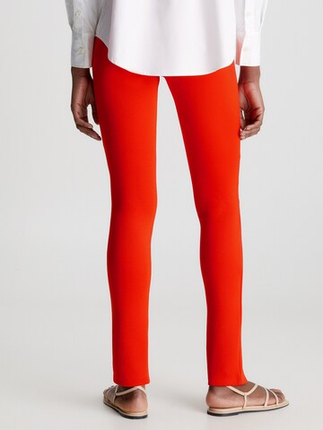 Calvin Klein Skinny Leggings in Oranje