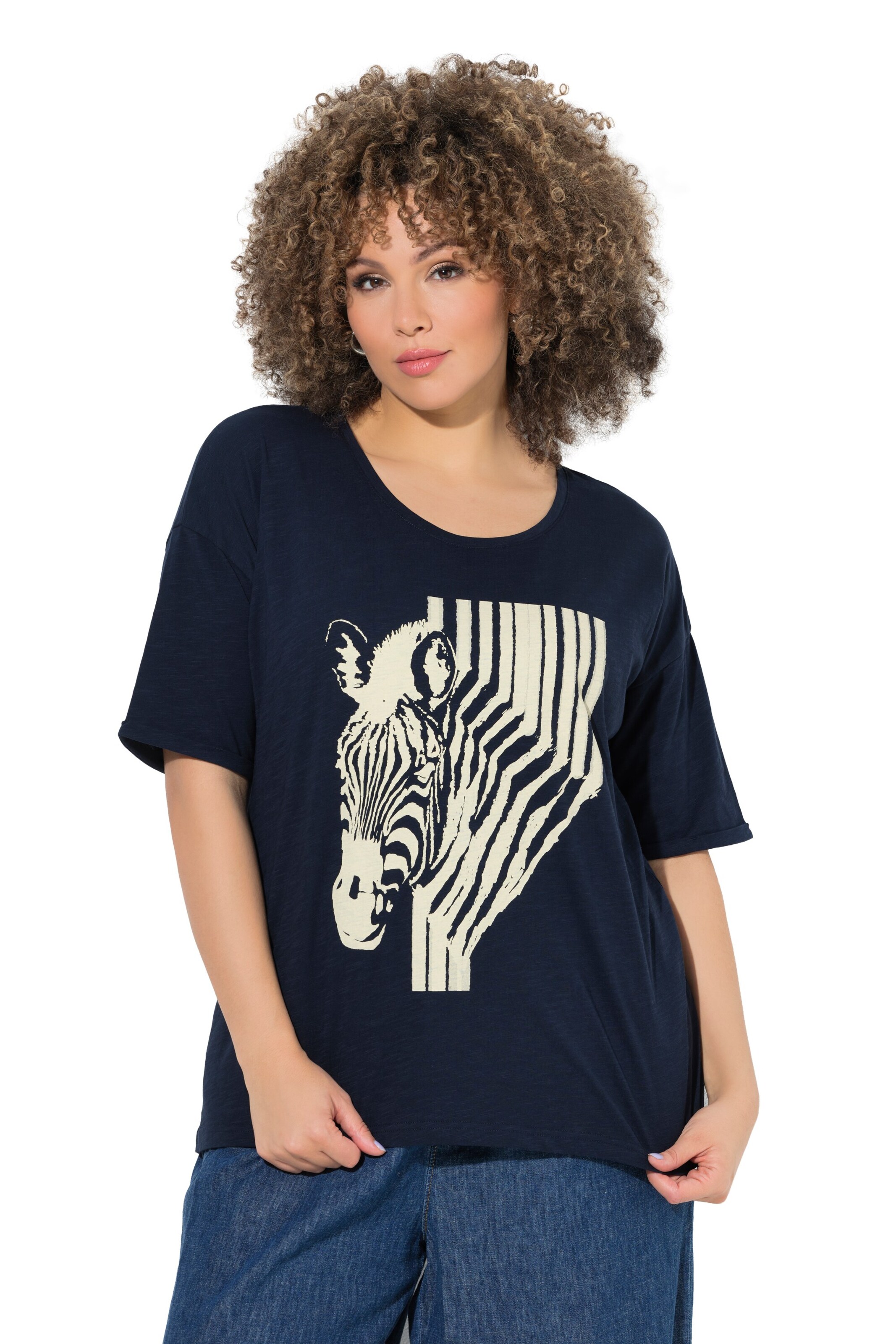 Ulla Popken Shirt in Blue: front