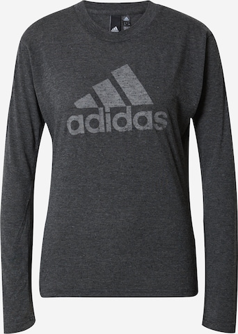 ADIDAS SPORTSWEAR Performance Shirt 'Future Icons Winners 3' in Black: front