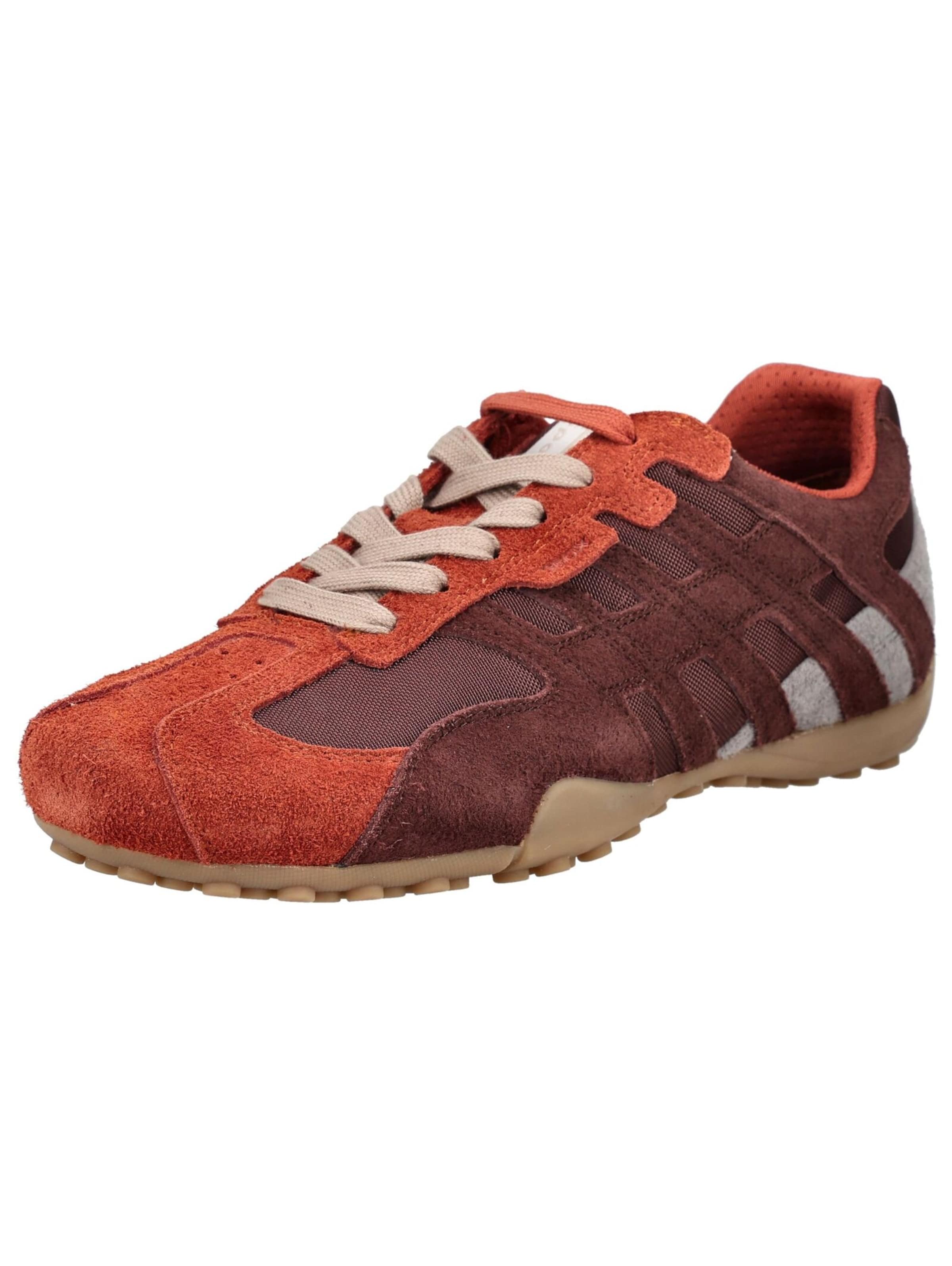 GEOX Platform trainers 'Snake' in Red: front