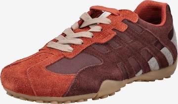 GEOX Platform trainers 'Snake' in Red: front