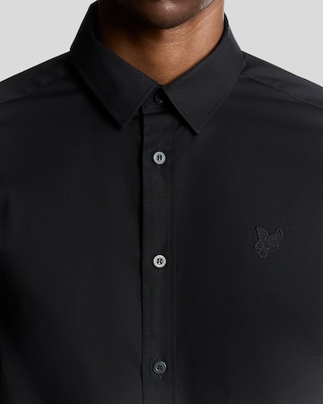 Lyle & Scott Regular fit Overhemd in Zwart