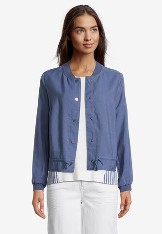 Betty & Co Between-Season Jacket in Blue: front