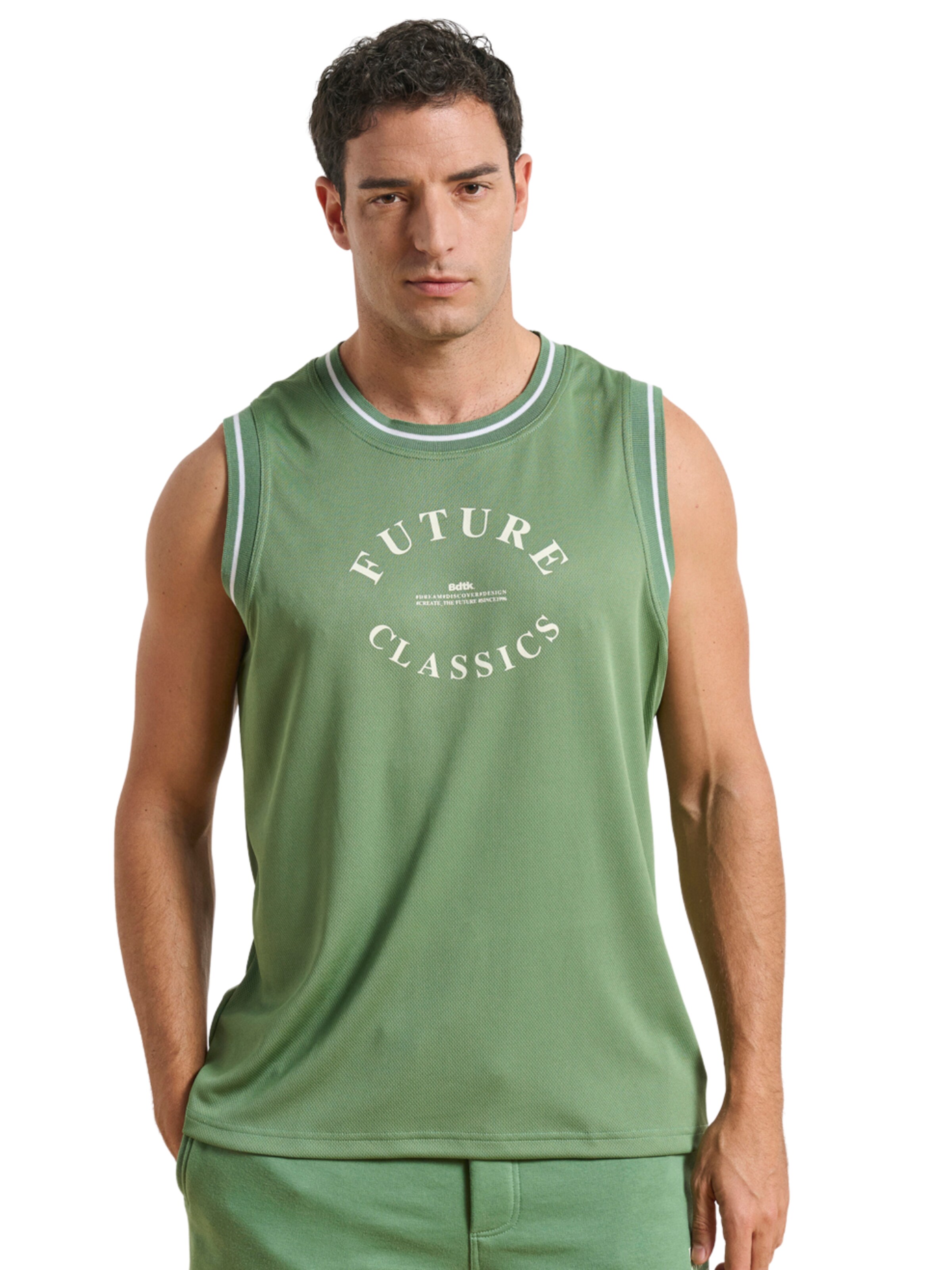 Bdtk Shirt 'Future Classics'‌‌‌ in Grün