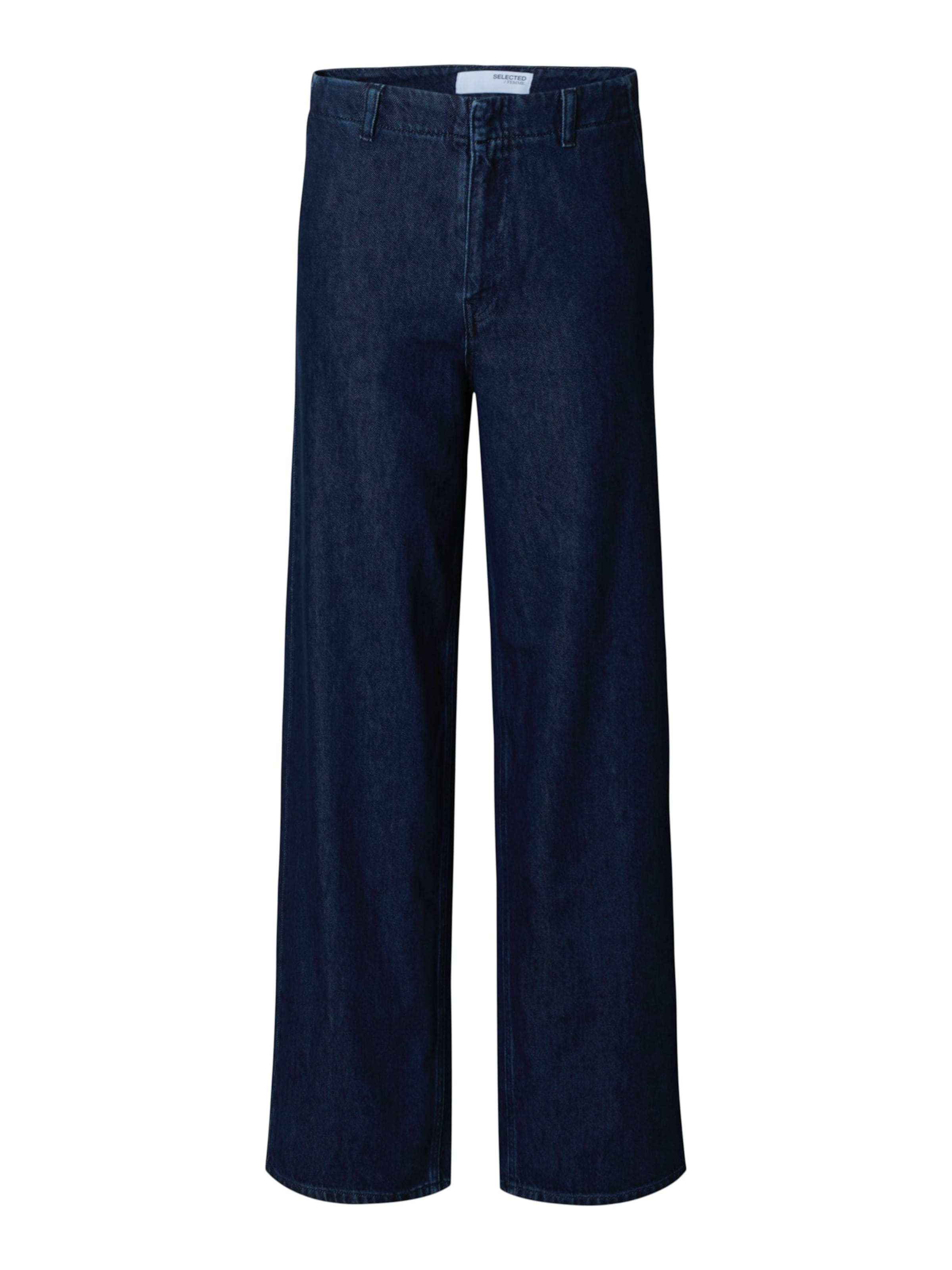 Wide Leg Jean SELECTED en bleu : devant
