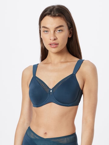 Invisible Soutien-gorge minimiseur 'True Shape Sensation' TRIUMPH en bleu : devant