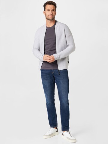 TOM TAILOR DENIM Gebreid vest in Grijs