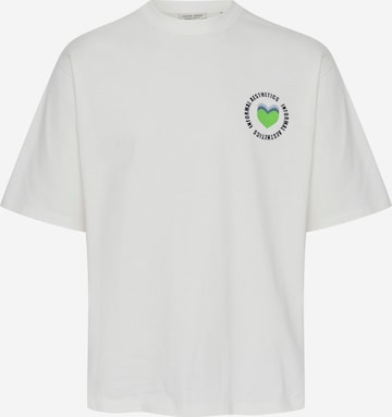 T-Shirt ' Tue ' Casual Friday en blanc : devant