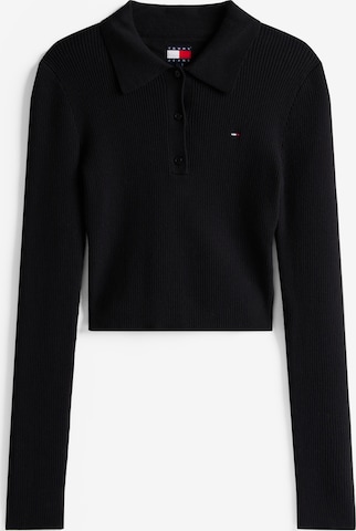 Tommy Jeans Свитер 'Essential' в Черный: спереди