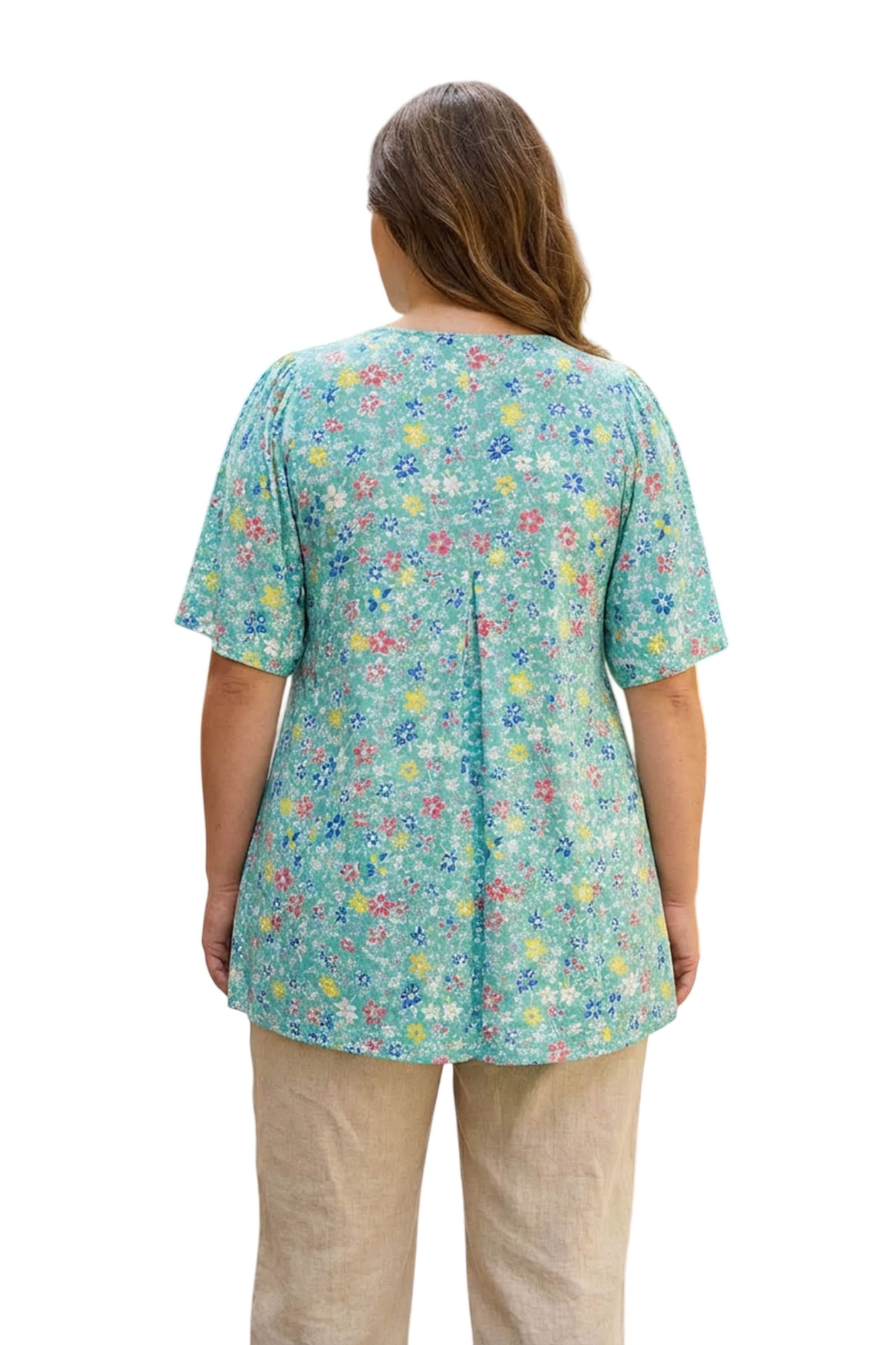 Stil Diva Blouse in Green
