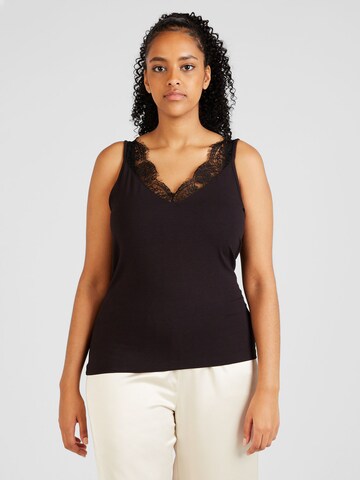 ONLY Carmakoma Top 'FIRA' in Black: front