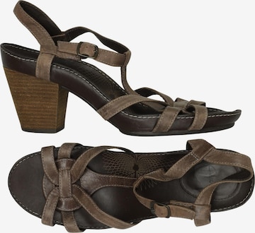 CLARKS Sandals & High-Heeled Sandals in 40,5 in Brown: front