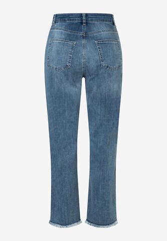 MORE & MORE Flared Jeans in Blauw