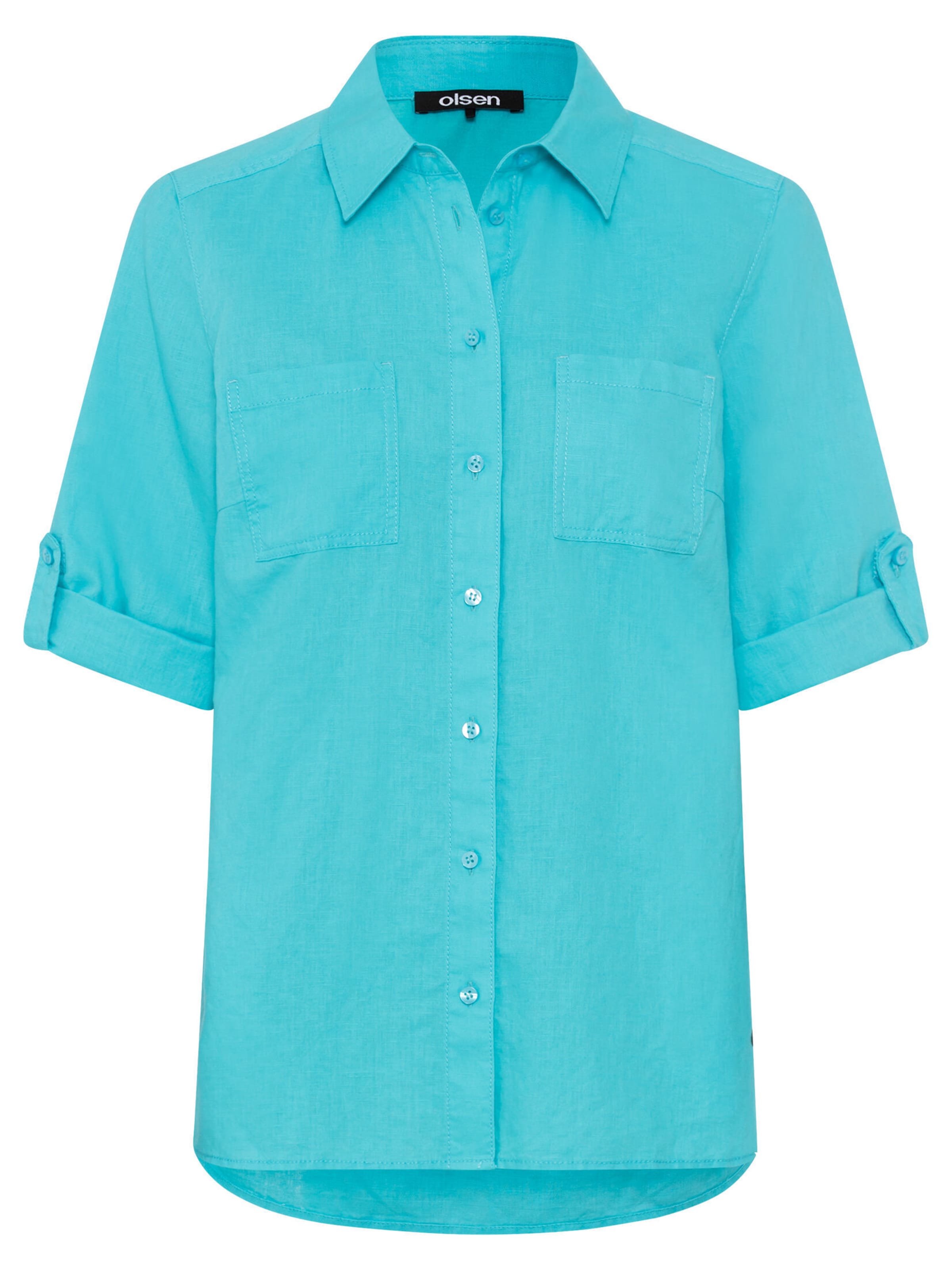 Olsen Blouse in Blauw: voorkant