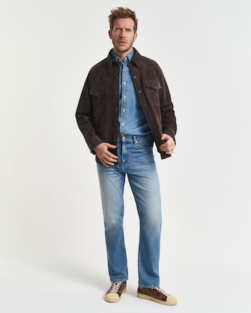 GANT Regular Fit Hemd in Blau