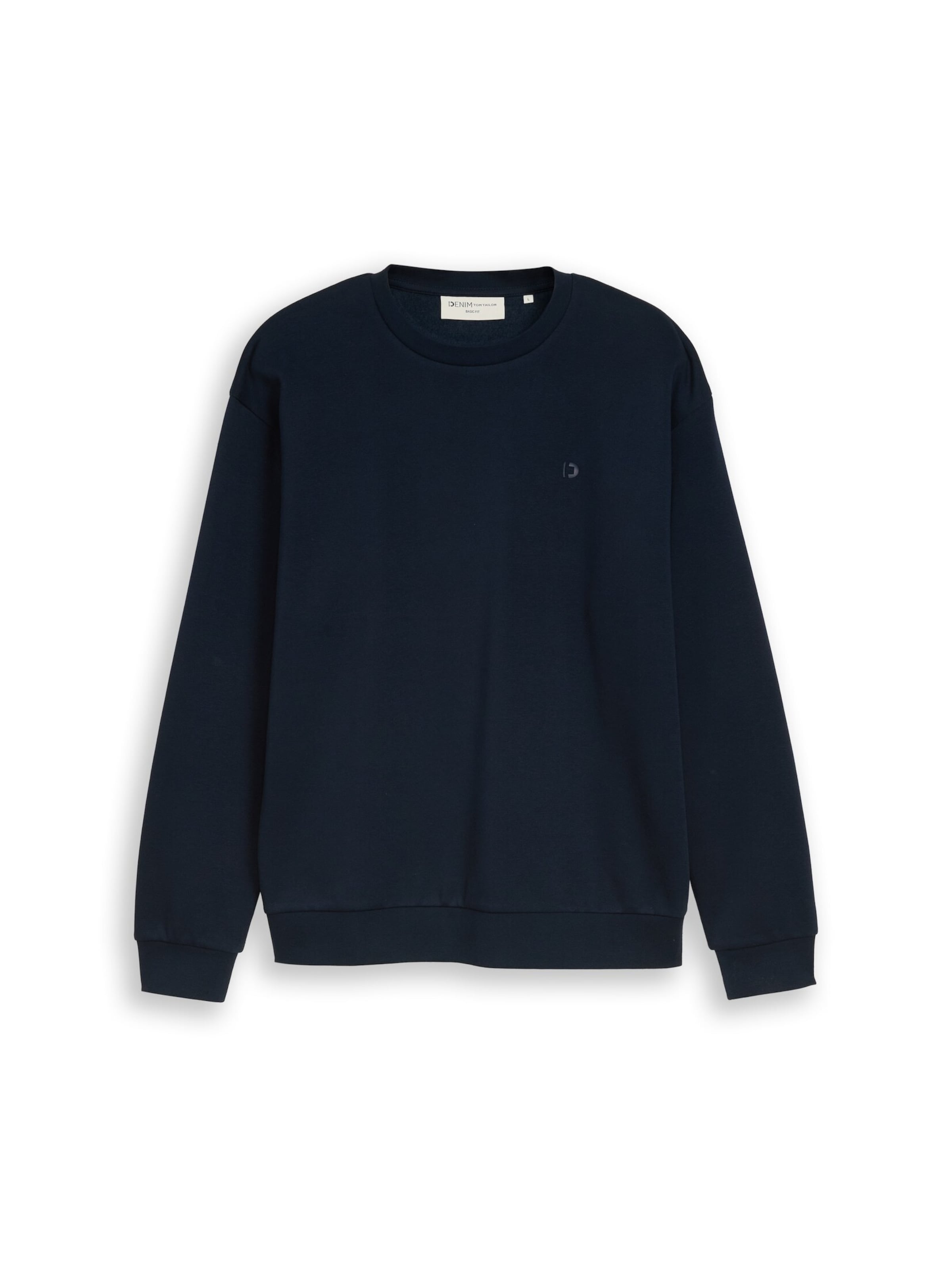 TOM TAILOR DENIM Majica | modra barva: sprednja stran