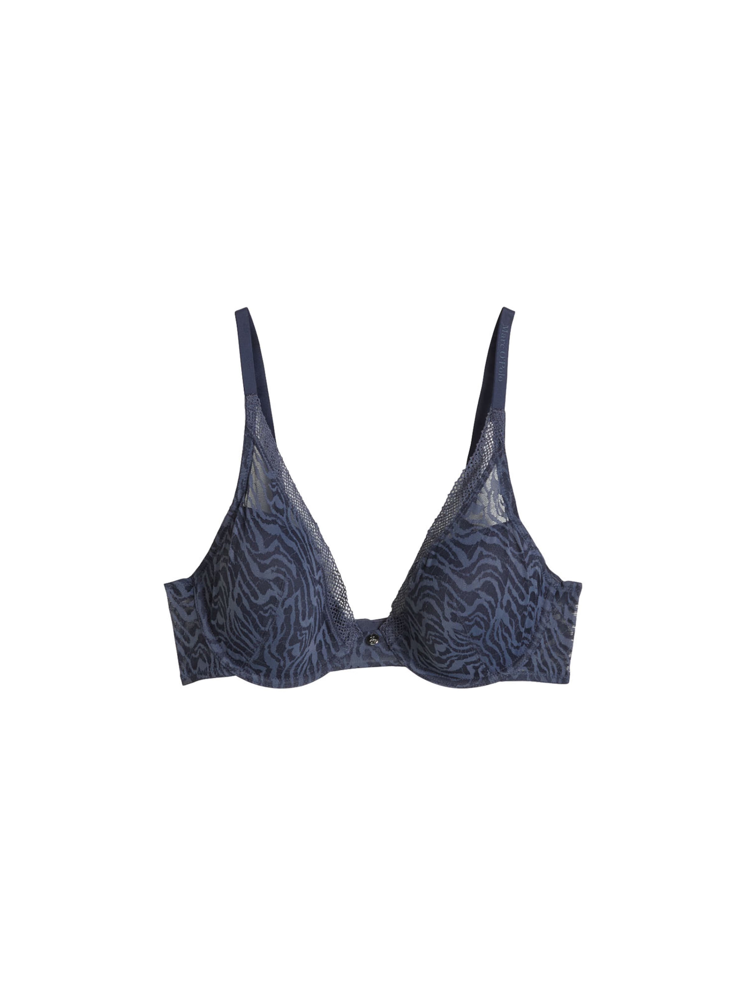 Soutien-gorge ' Classic ' Marc O'Polo en bleu : devant