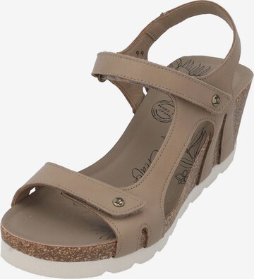 PANAMA JACK Sandalen met riem in Beige: voorkant