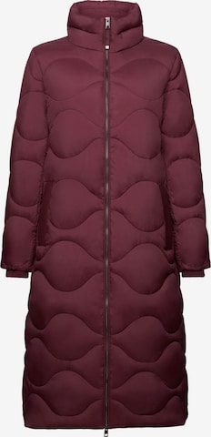 Manteau d’hiver ESPRIT en rouge : devant