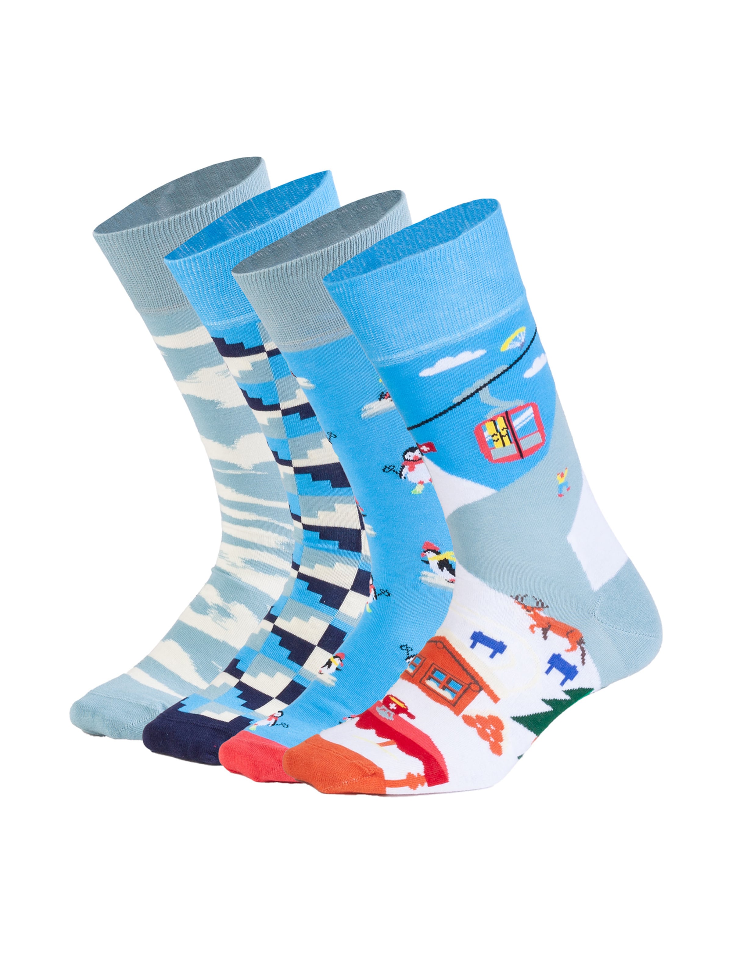 DillySocks Socken in Mischfarben: Vorderseite